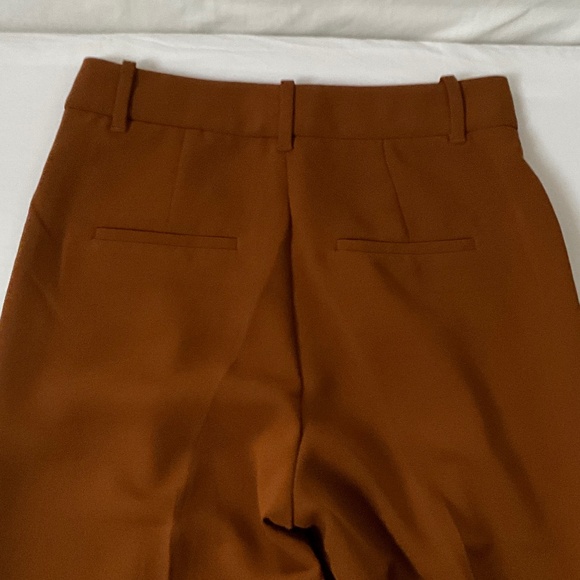 NWOT ARITZIA Wilfred Effortless Wide Leg Pants Size 6 Tall Rust - Picture 6 of 10